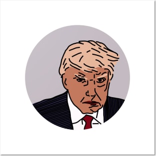 Trump Mugshot Posters and Art